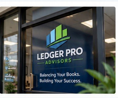Ledger Pro Advisors office branding